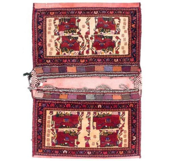 复古波斯马鞍包 — 手工编织 & 二手 Tōbrag 102273