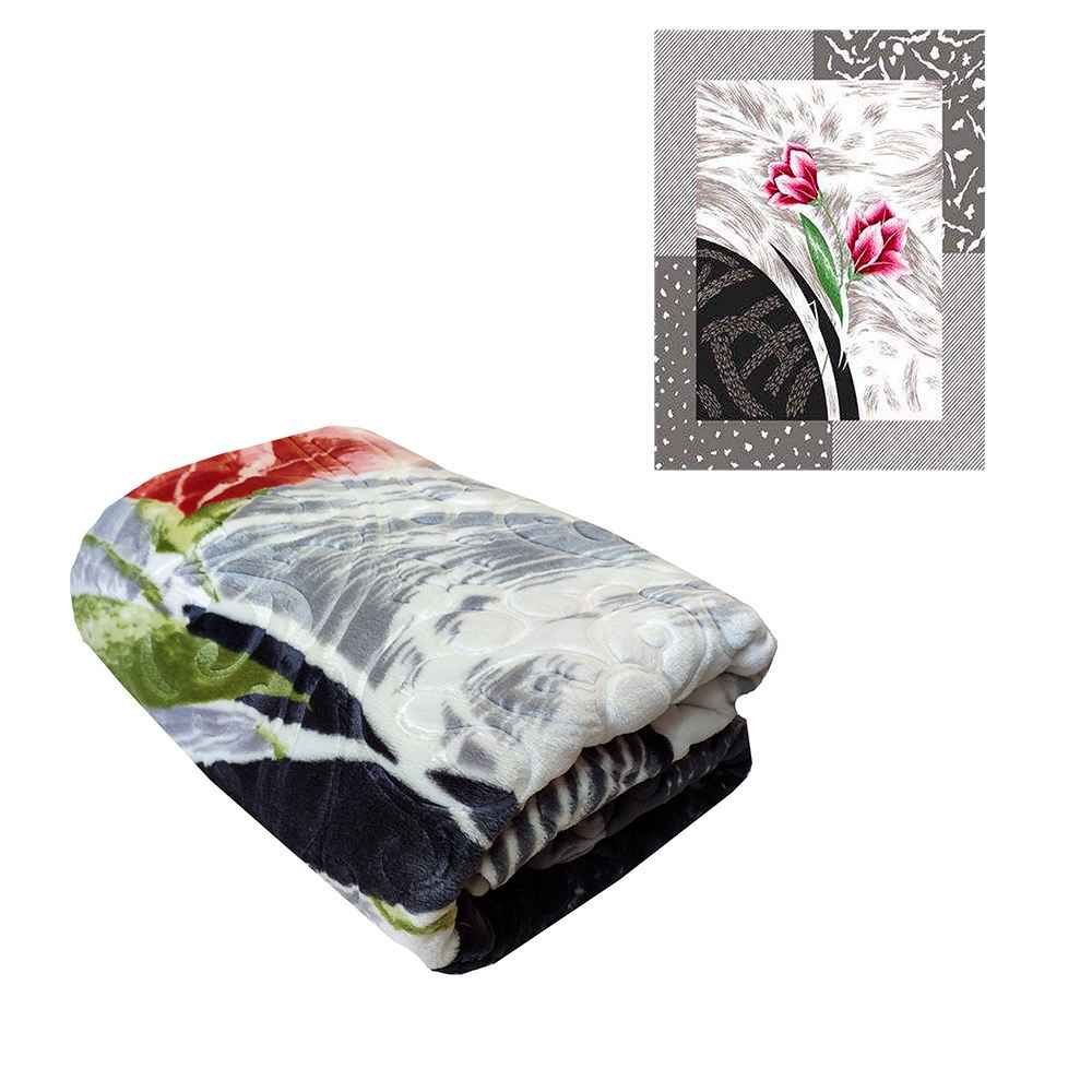 Golbaft 波斯单人床毯 型号 Gray