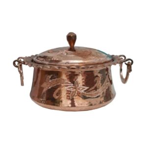 波斯铜汤锅 – 传统锤花炊具 款式 Almasi