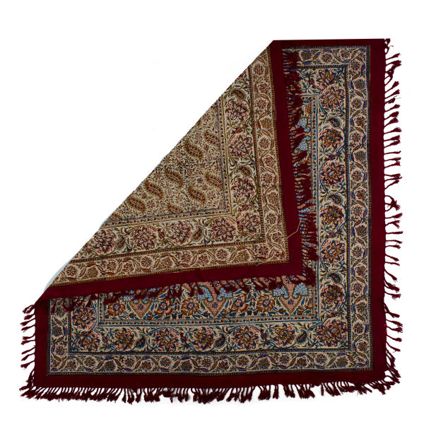 Main image of 波斯桌布 – 伊斯法罕传统卡拉姆卡里印花 Atriyan I 款