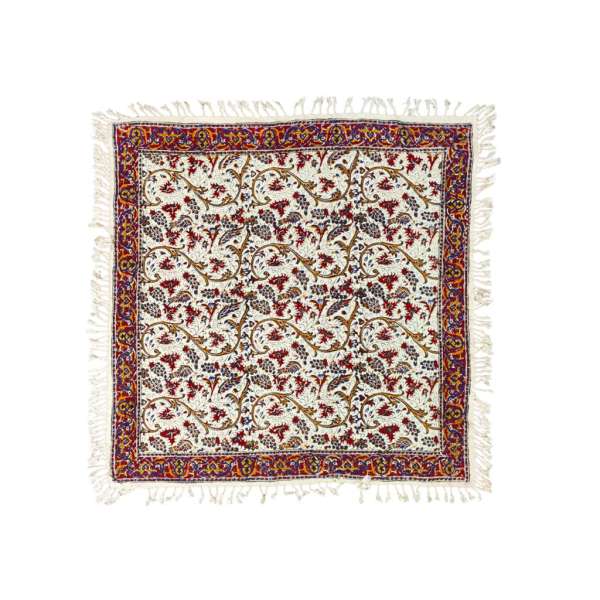 Main image of 波斯桌布 – 伊斯法罕传统卡拉姆卡里印花 Flowers 款