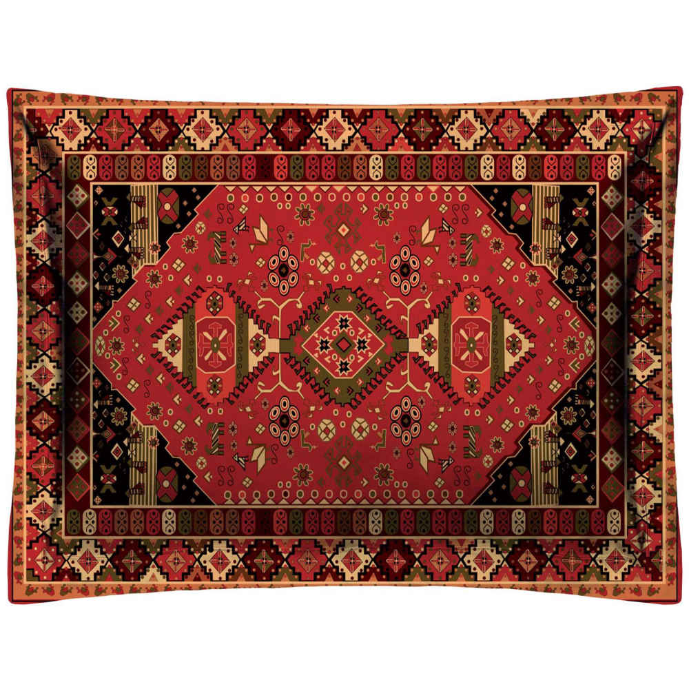 Main image of 传统波斯天鹅绒靠枕 方形设计