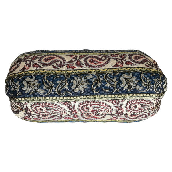 Main image of 配优雅 Termeh 面料的传统波斯圆柱抱枕