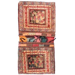 复古波斯马鞍包 — 手工编织 & 二手 Tōbrag 102258