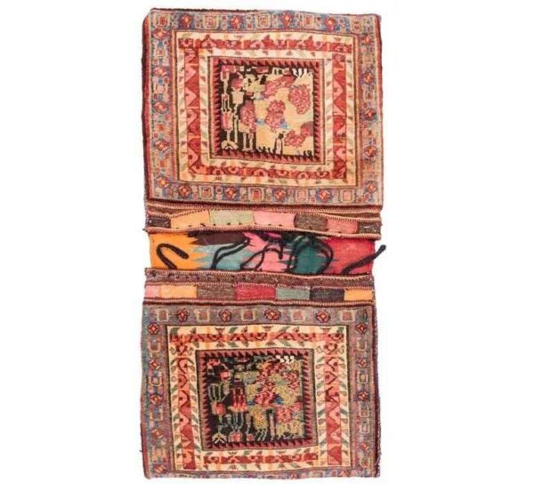 复古波斯马鞍包 — 手工编织 & 二手 Tōbrag 102258