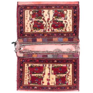 复古波斯马鞍包 — 手工编织 & 二手 Tōbrag 102273