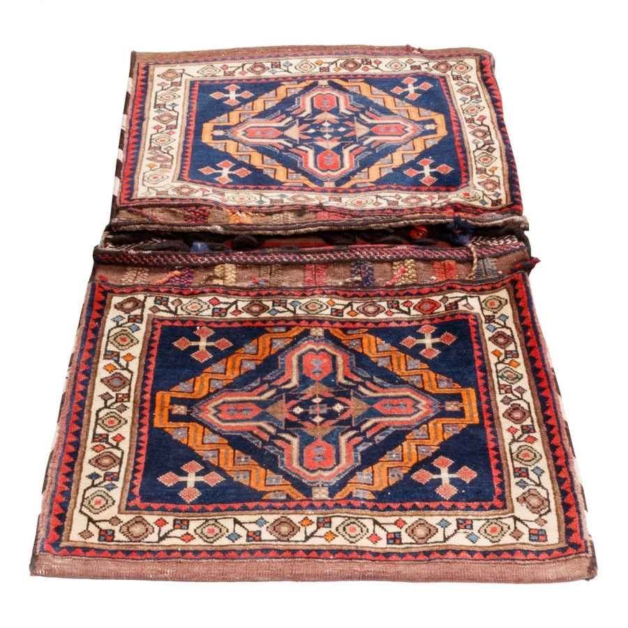 复古波斯马鞍包 — 手工编织 & 二手 Tōbrag 187412