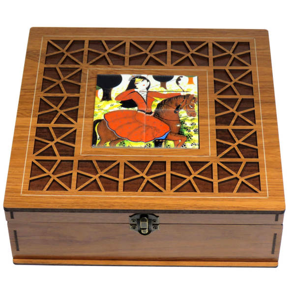 Main image of Khatoon 波斯木质茶叶收纳箱（带抽屉）
