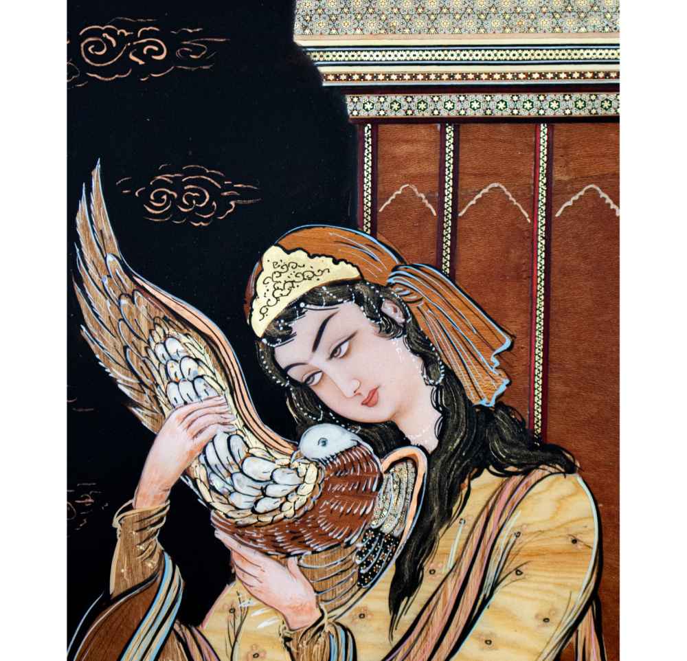 木镶嵌艺术 – 波斯爱之女士艺术款