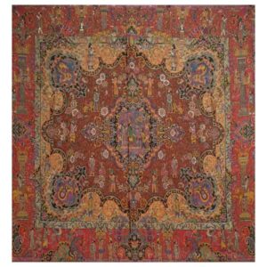 Yazd Termeh 豪华桌布 花卉纹 Kourosh 款