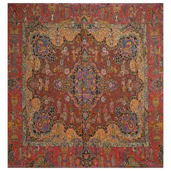 Main image of Yazd Termeh 豪华桌布 花卉纹 Kourosh 款