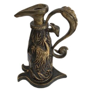 印度传统雕刻手工黄铜装饰水壶 Simorgh 款