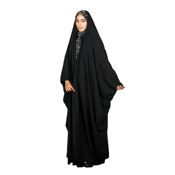 Main image of 伊斯兰阿拉伯黑色罩袍头巾 女士祈祷服 – Goldooz