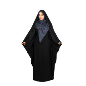 伊斯兰阿拉伯黑色罩袍头巾 女士祈祷服 – Hosna