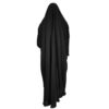 Thumbnail 2: 伊斯兰阿拉伯黑色罩袍头巾 女士祈祷服 – Hadis