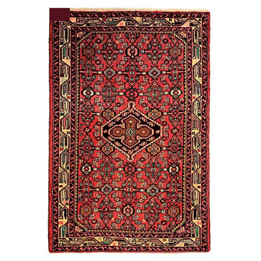 波斯羊毛地毯 手工结制 精细 Medallion 设计 Nour