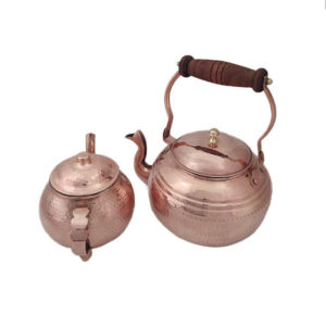 波斯铜双层茶壶 耐用锤花款 Darya