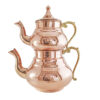 Thumbnail 3: 波斯铜双层茶壶 耐用锤花款 Mesin