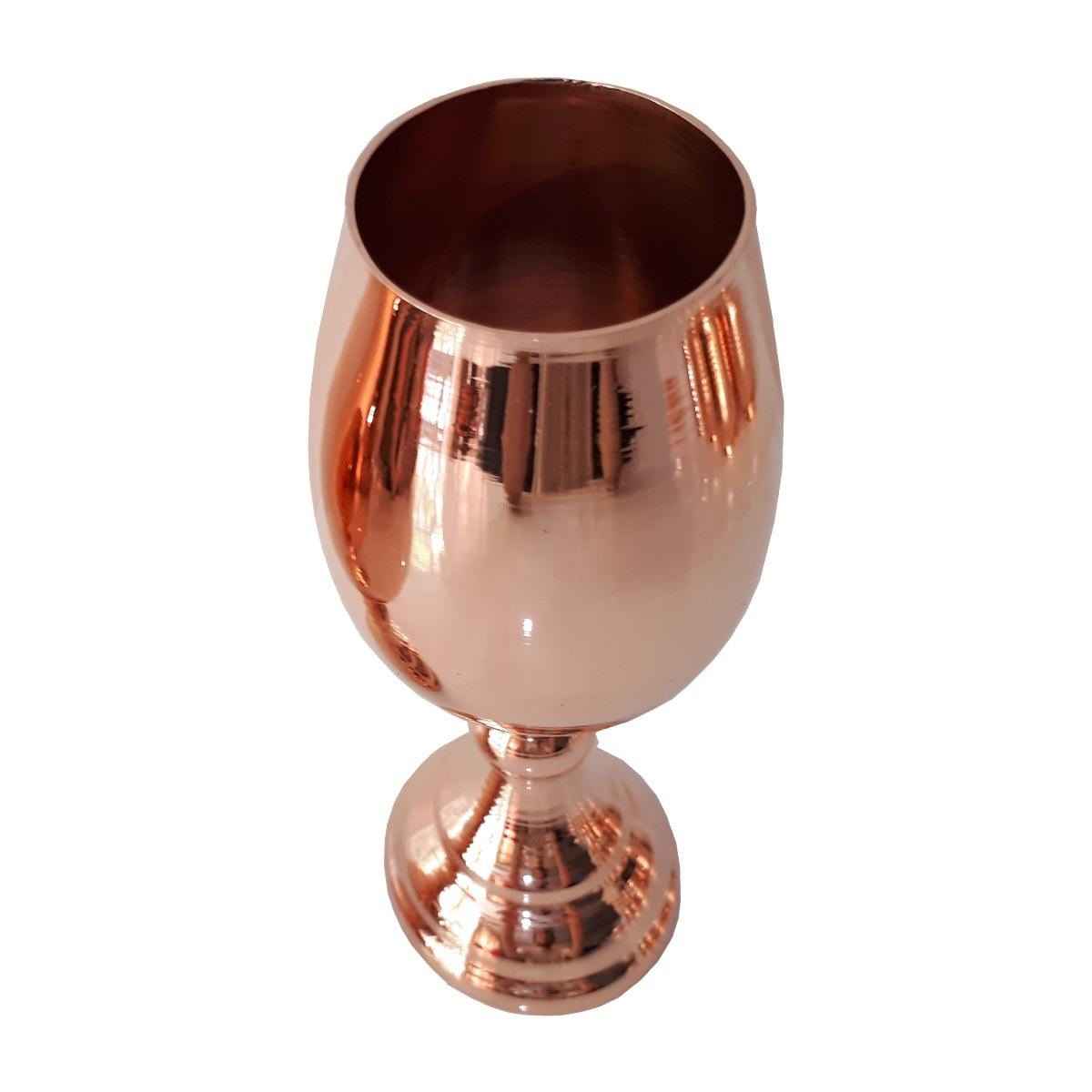 手工波斯铜红酒杯 – 锤纹款 Shiny