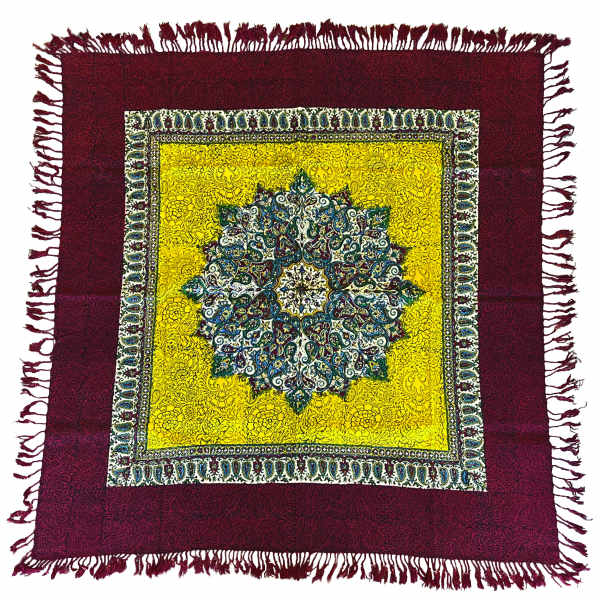 Main image of 伊朗桌布 – 伊斯法罕传统卡拉姆卡里印花 Shams