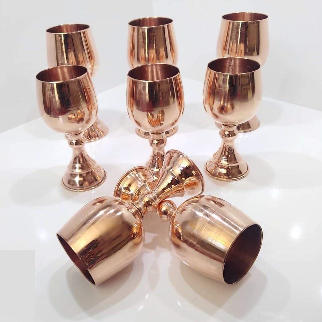 手工波斯铜红酒杯 – 锤纹款 Arash