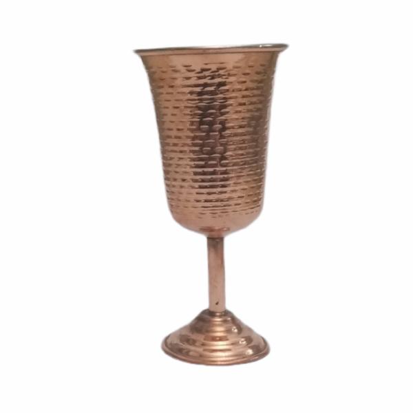 Main image of 手工波斯铜红酒杯 – 锤纹款 Aseman