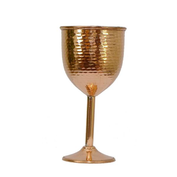 Main image of 手工波斯铜红酒杯 – 锤纹款 Khorshidi