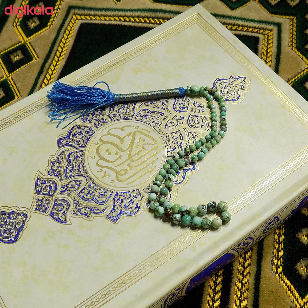 波斯内沙布尔绿松石念珠：祈祷用66颗手工塔斯比