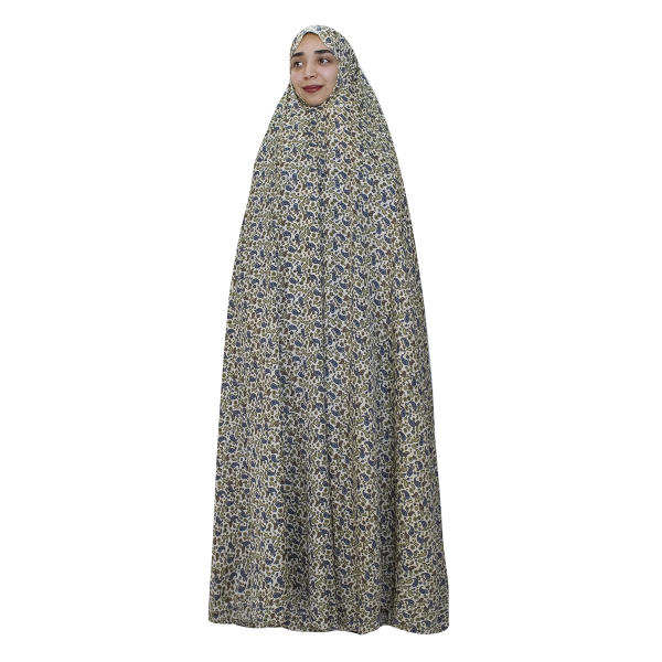 伊朗文化女士罩衣 – 彩色款,适合日常使用和祈祷,小型图案款