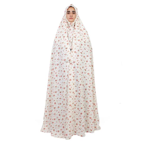 Main image of 女士伊斯兰祈祷罩衣 – 白色款