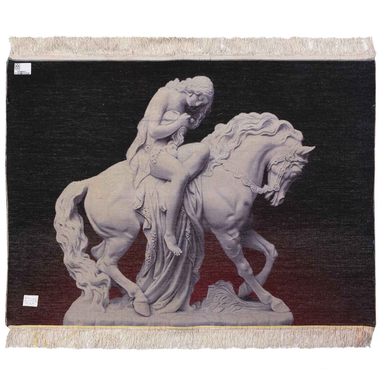手工结波斯图案地毯,塔布里兹出品,浮雕 Lady Godiva 图案