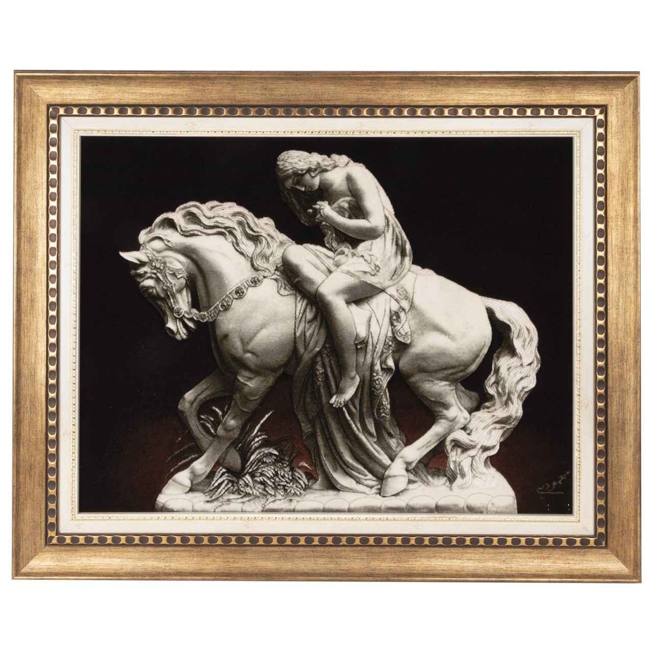Main image of 手工结波斯图案地毯，塔布里兹出品，浮雕 Lady Godiva