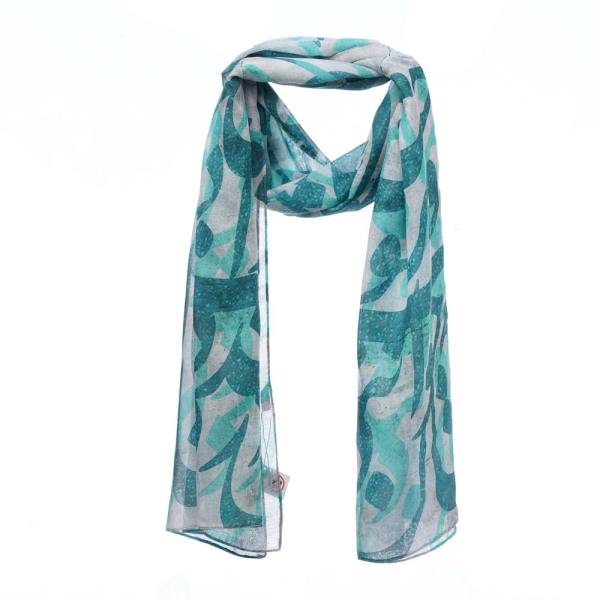 Main image of 波斯印花女士披肩 – 艺术书法