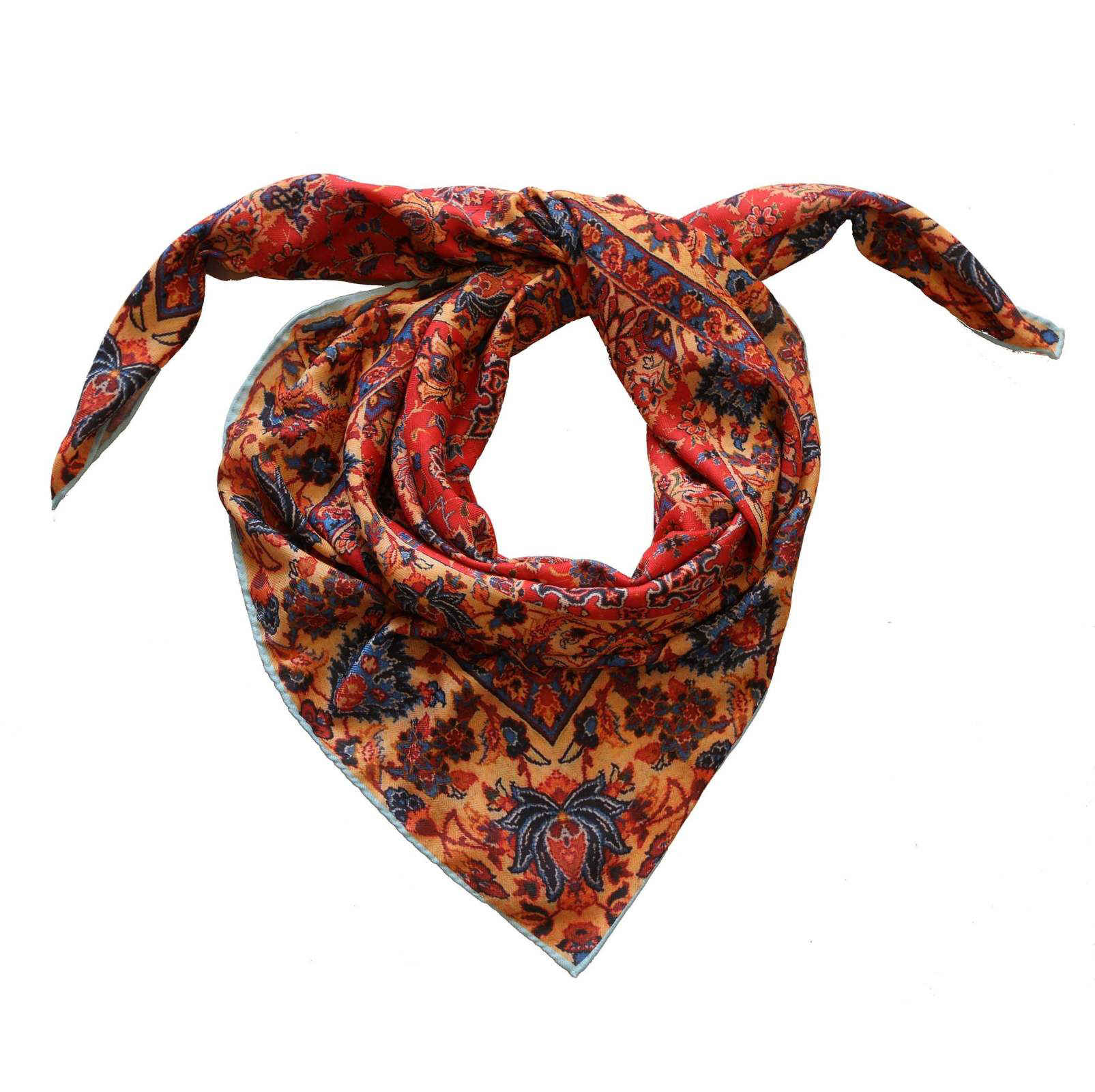 女士夏季丝巾 – 奢华花卉印花 Belalok 设计