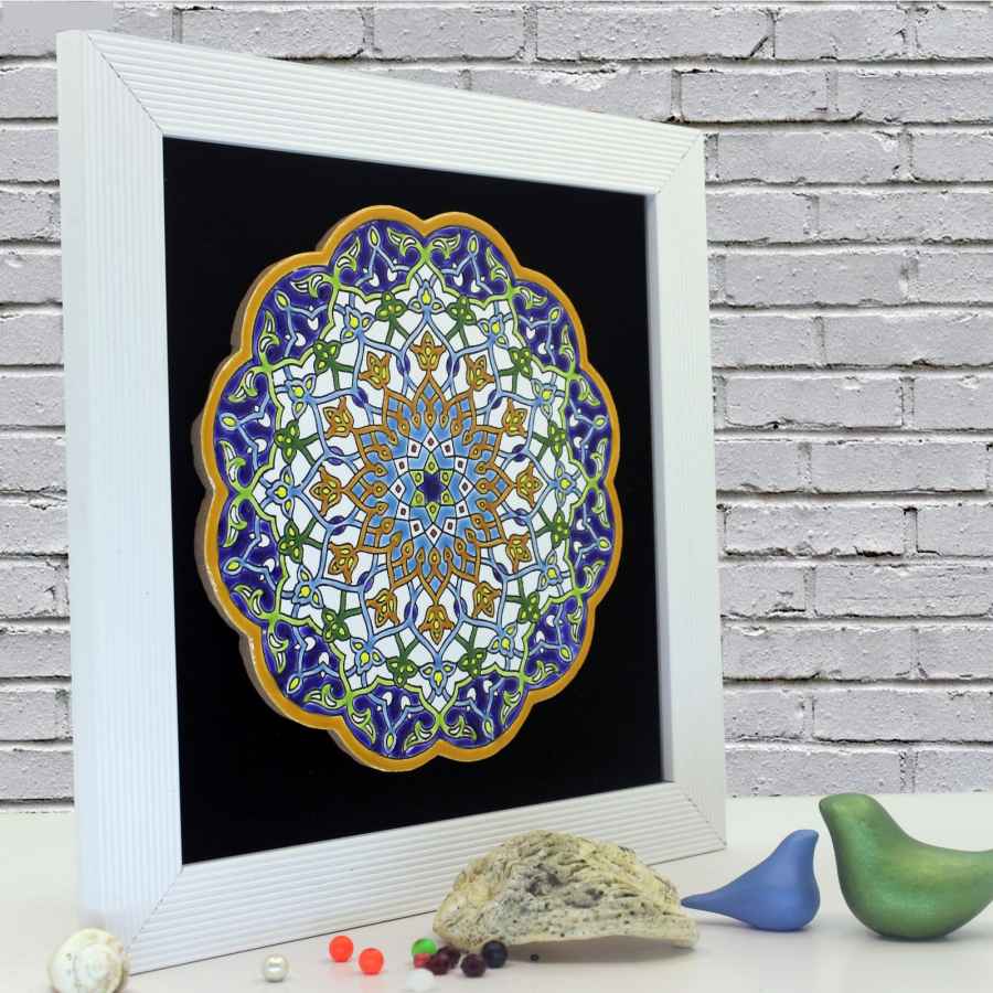 装饰波斯镶框陶瓷砖 – Serin 款