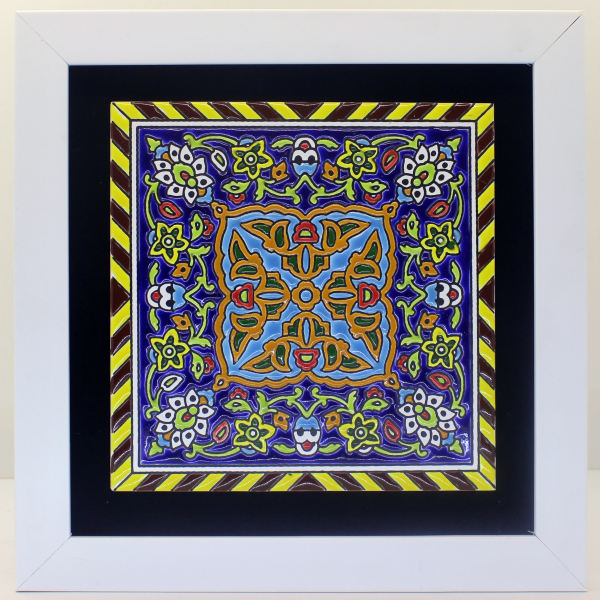 Main image of 装饰波斯镶框陶瓷砖 – Shamsin 款