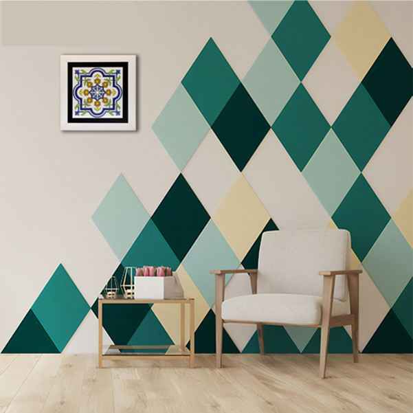 装饰波斯镶框陶瓷砖 – Tahmour 款