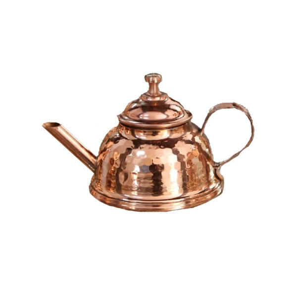 波斯铜茶壶 手工锤花款 Az02