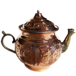 波斯铜茶壶 手工锤花款 Persepolis