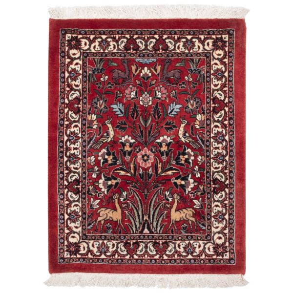 Main image of 波斯羊毛地毯 手工结制 Lacki 红色