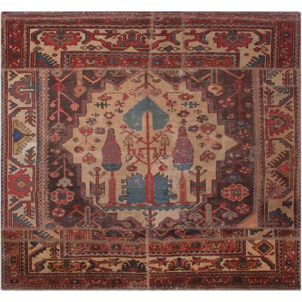 Main image of 复古波斯手工结拼布地毯 Haris