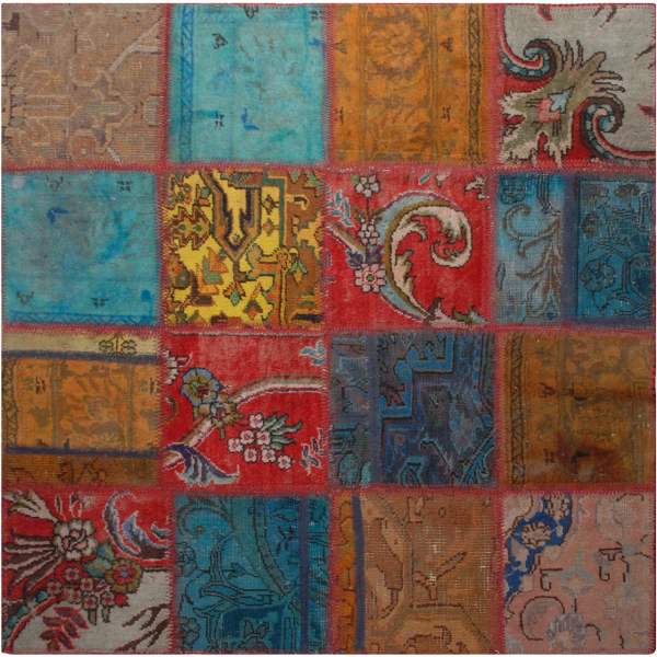 Main image of 复古波斯手工结拼布地毯 Sara