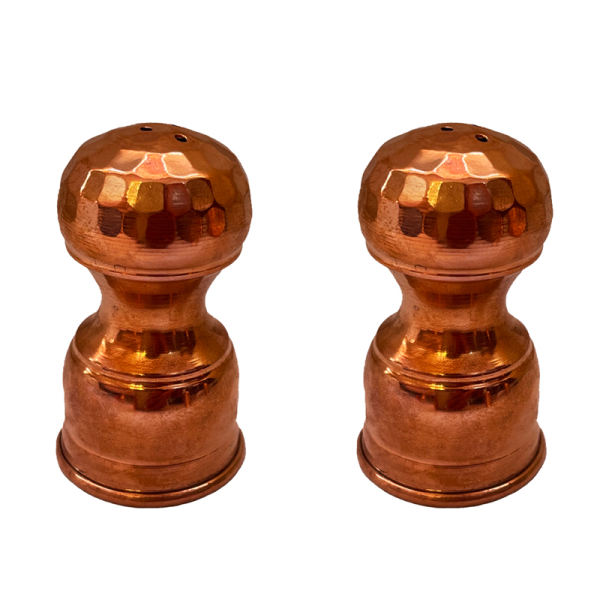 Main image of 2 件套波斯铜盐和胡椒瓶 棋盘