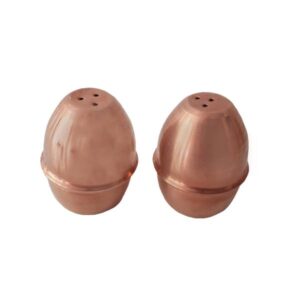 2 件套波斯铜盐和胡椒瓶 Egg