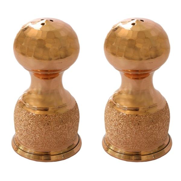 2 件套波斯铜盐和胡椒瓶 Viana