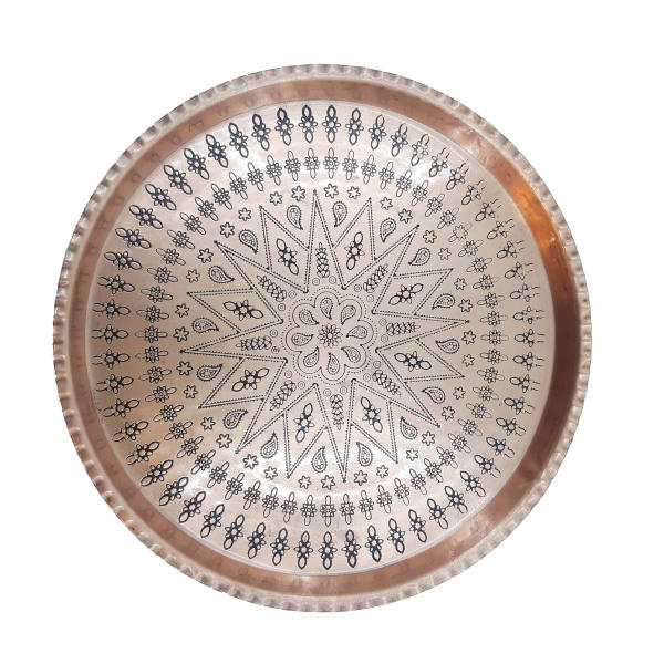 Main image of 波斯铜盘 —— 传统锤花 Mahtab 款