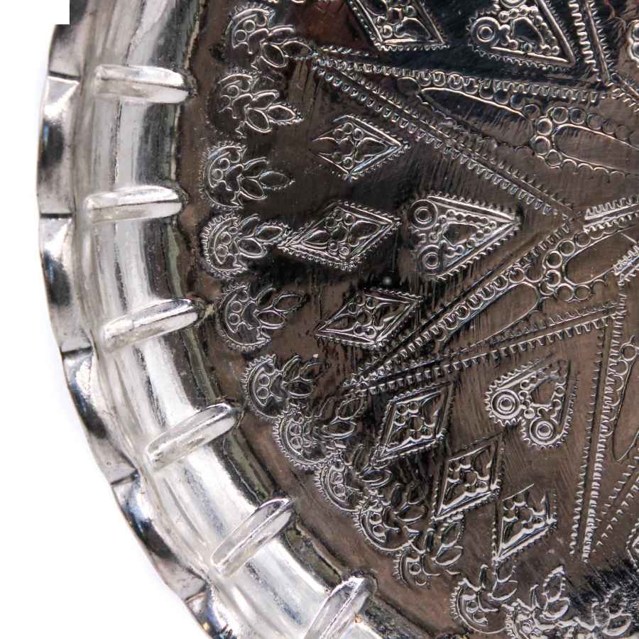 波斯铜盘 —— 传统锤花 Noqre34 款