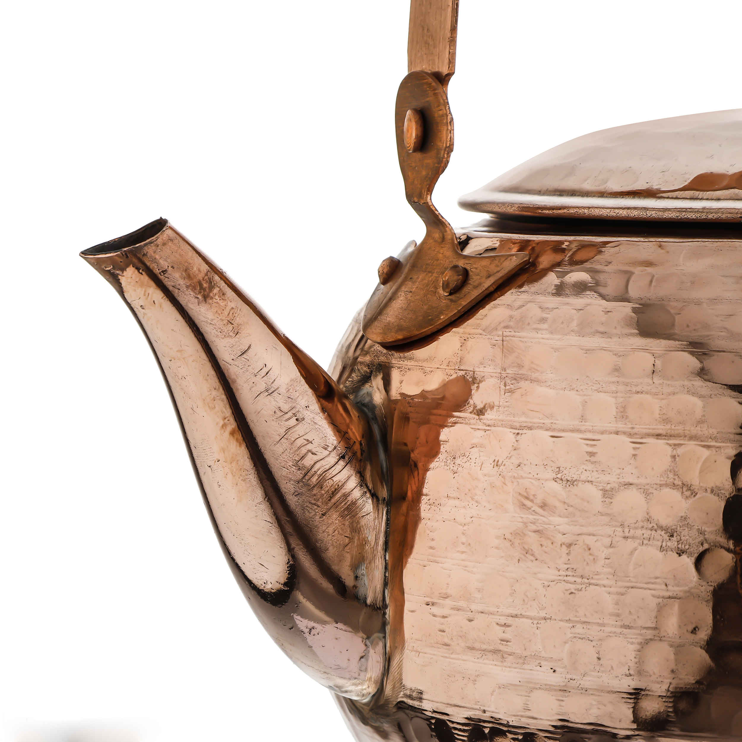 波斯铜茶壶 耐用炉顶式 传统锤花款 Nice