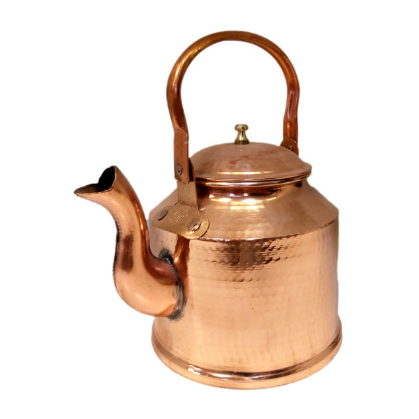 Main image of 波斯铜茶壶 耐用炉顶式 传统锤花款 Ata