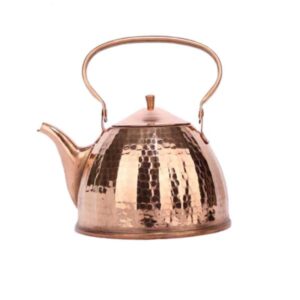 波斯铜茶壶 耐用炉顶式 传统锤花款